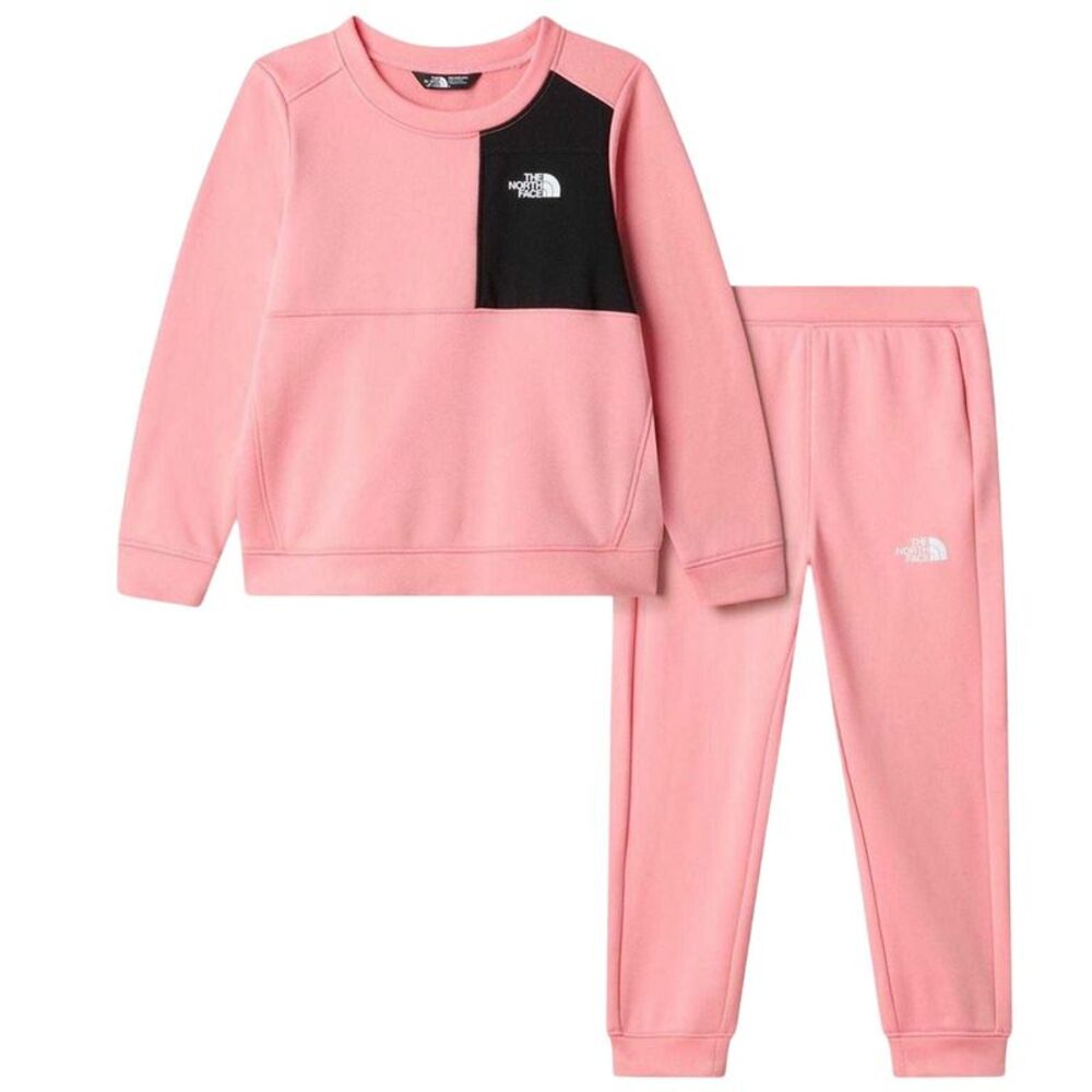 The North Face Childrens/Kids Performance Tracksuit Set / Coral Pink